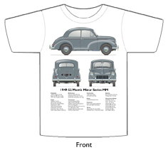 Morris Minor Series MM 1951-52 T-shirt Front